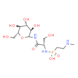 N-methyl-2-aminoethylphosphonylglucosylceramide结构式