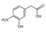 4-amino-3-hydroxyphenylacetic acid结构式