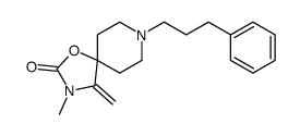 3-methyl-4-methylidene-8-(3-phenylpropyl)-1-oxa-3,8-diazaspiro[4.5]decan-2-one Structure