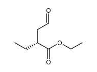 (R)-ethyl 2-ethyl-4-oxobutanoate结构式