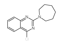 2-(Azepan-1-yl)-4-chloroquinazoline结构式