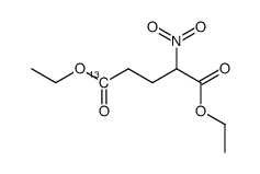 diethyl 2-nitropentanedioate-5-13C Structure