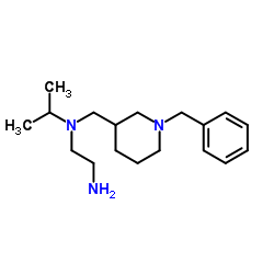 N-[(1-Benzyl-3-piperidinyl)methyl]-N-isopropyl-1,2-ethanediamine结构式