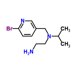 N-[(6-Bromo-3-pyridinyl)methyl]-N-isopropyl-1,2-ethanediamine结构式