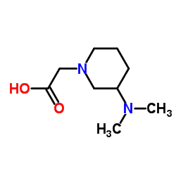 [3-(Dimethylamino)-1-piperidinyl]acetic acid结构式