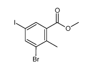 Methyl 3-bromo-5-iodo-2-methylbenzoate picture