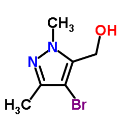 (4-Bromo-1,3-dimethyl-1H-pyrazol-5-yl)methanol结构式