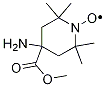 1-Piperidinyloxy, 4-aMino-4-(Methoxycarbonyl)-2,2,6,6-tetraMethyl- Structure