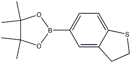 Benzo[b]thiophene, 2,3-dihydro-5-(4,4,5,5-tetramethyl-1,3,2-dioxaborolan-2-yl)-结构式