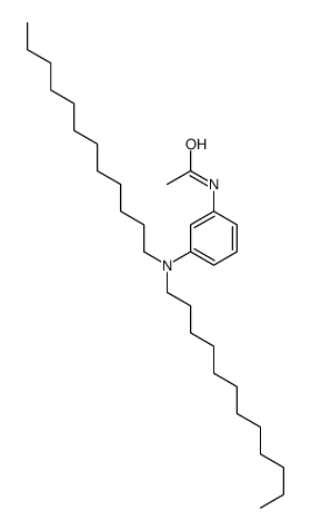 N-[3-(didodecylamino)phenyl]acetamide Structure