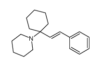 1-(1-Styrylcyclohexyl)piperidine结构式