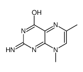 4(8H)-Pteridinone,2-amino-6,8-dimethyl-(9CI)结构式