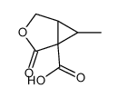 3-Oxabicyclo[3.1.0]hexane-1-carboxylicacid,6-methyl-2-oxo-(9CI) Structure