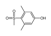 3,5-dimethyl-4-methylsulfonylphenol结构式