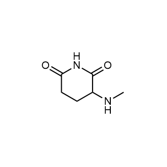 3-(甲氨基)哌啶-2,6-二酮结构式