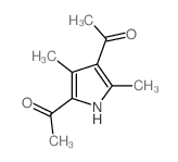 1-(5-acetyl-2,4-dimethyl-1H-pyrrol-3-yl)ethanone Structure