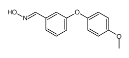 3-(4-methoxyphenoxy)benzaldehyde oxime Structure