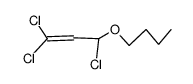 3-butoxy-1,1,3-trichloro-propene Structure