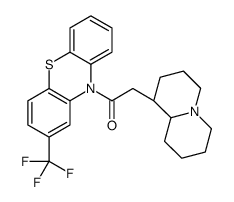 2-[(1S,9aR)-2,3,4,6,7,8,9,9a-octahydro-1H-quinolizin-1-yl]-1-[2-(trifluoromethyl)phenothiazin-10-yl]ethanone Structure