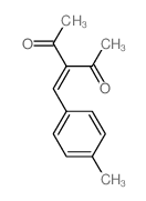 2,4-Pentanedione,3-[(4-methylphenyl)methylene]- Structure