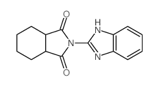 1H-Isoindole-1,3(2H)-dione,2-(1H-benzimidazol-2-yl)hexahydro-结构式