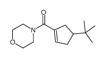 (4-tert-butylcyclopenten-1-yl)-morpholin-4-ylmethanone Structure
