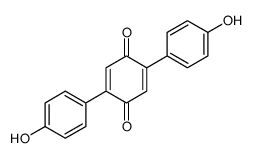 2,5-Bis(4-hydroxyphenyl)-2,5-cyclohexadiene-1,4-dione Structure