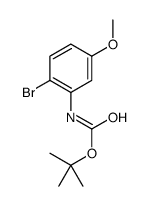 TERT-BUTYL (2-BROMO-5-METHOXYPHENYL)CARBAMATE structure