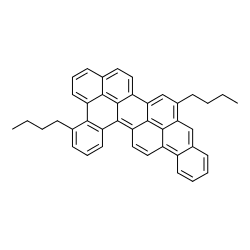 4,11-Dibutyldibenzo[a,rst]naphtho[8,1,2-cde]pentaphene结构式