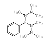 1-[(dimethylamino-methyl-amino)-phenyl-phosphanyl]-1,2,2-trimethyl-hydrazine Structure