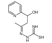 [(E)-(4-hydroxy-4-pyridin-2-ylbutan-2-ylidene)amino]thiourea结构式