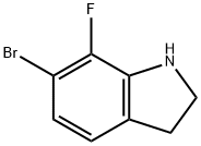 6‐bromo‐7‐fluoro‐2,3‐dihydro‐1h‐indole picture