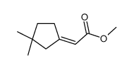 methyl 2-(3,3-dimethylcyclopentylidene)acetate结构式