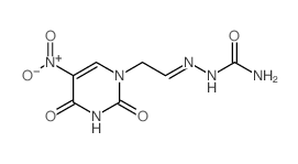 Hydrazinecarboxamide,2-[2-(3,4-dihydro-5-nitro-2,4-dioxo-1(2H)-pyrimidinyl)ethylidene]- picture
