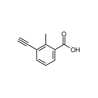 3-乙炔基-2-甲基苯甲酸结构式