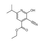 3-cyano-2-hydroxy-6-isopropyl-isonicotinic acid ethyl ester Structure