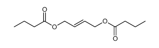 Trans-Butanoic Acid 2-Butene-1,4-Diylester结构式