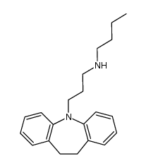 10,11-dihydro-N-butyl-5H-dibenz[b,f]azepine-5-propanamine Structure