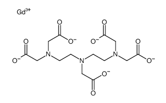 2-[bis[2-[bis(carboxylatomethyl)amino]ethyl]amino]acetate,gadolinium(3+) Structure