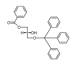 1-O-benzoyl-3-O-(triphenylmethyl)glycerol Structure