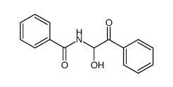 2-benzoylamino-2-hydroxy-1-phenyl-ethanone Structure