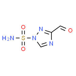 1H-1,2,4-Triazole-1-sulfonamide,3-formyl-(9CI) Structure