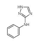 1H-1,2,4-Triazol-5-amine,N-phenyl- Structure