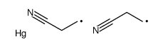 bis(2-cyanoethyl)mercury结构式