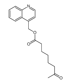 4-quinolylmethyl 7-oxooctanoate Structure