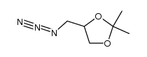 (+/-)-2,2-dimethyl-1,3-dioxolan-4-ylmethanazide Structure