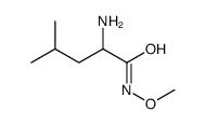 Valeramide,2-amino-N-methoxy-4-methyl- (8CI)结构式