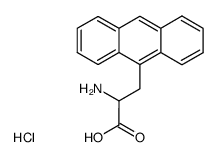 2-amino-3-(anthracen-9-yl)propanoic acid hydrochloride结构式