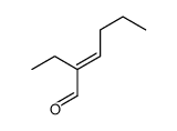 (Z)-2-ethylhex-2-enal Structure