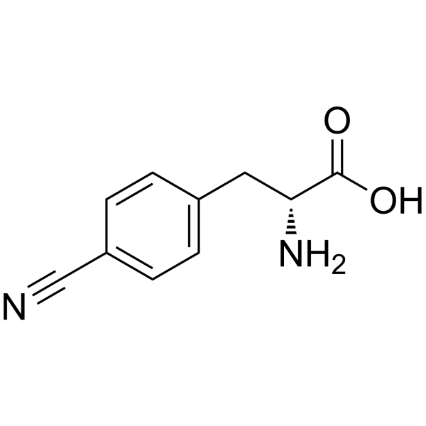 D-4-氰基苯丙氨酸结构式